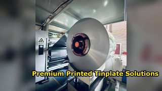 Yüksek Hızlı Paketleme için Premium Baskılı Teneke Bobin