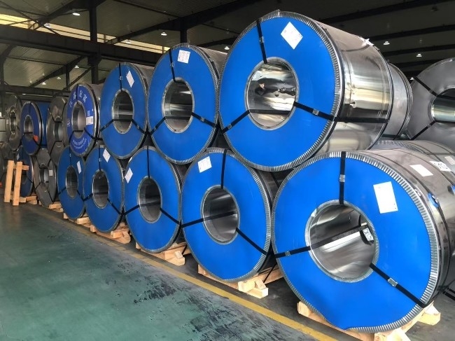 2.8-5.6g/m2 Elektrolitik teneke plaka bobinleri / levhalar için teneke kaplama seçenekleri ETP TFS