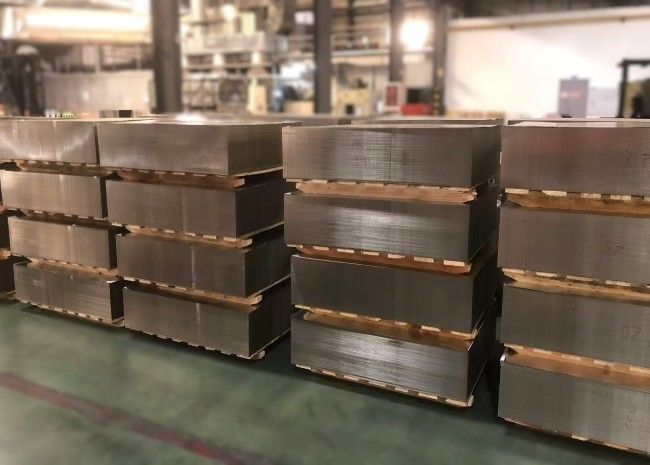 Gıda sınıfı elektrolitik teneke plakaları 0.14-0.45 mm kalınlığında teneke kapağı