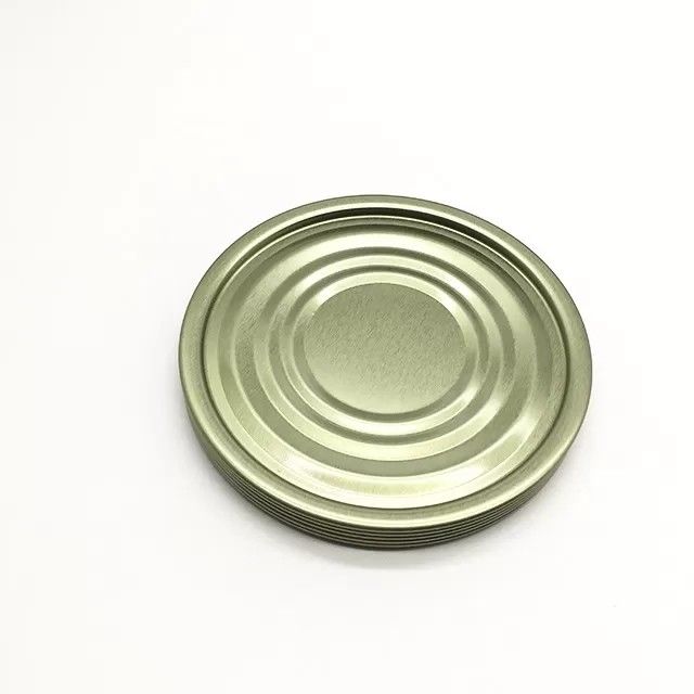 Çerezler Konserve SPCC Teneke Kapak 0.15mm BA CA Temper 200 # 300 # TIN LID ile